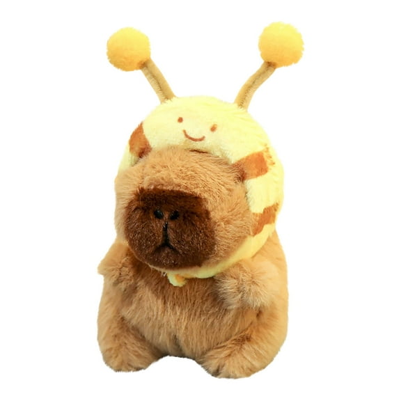 Capybara Doll Keychains Adorable Food Series Cartoon Keychain Cute Plush Toy Pendant Creative Small Gift For Kids Adult L