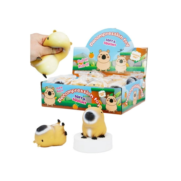 Capybara Fluffy Slime Filled TPR Squishy Toy