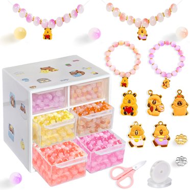 COO&KOO Unicorn Charm Bracelet Making Kit - Creative Jewelry Crafts For Girls Ages 8-12