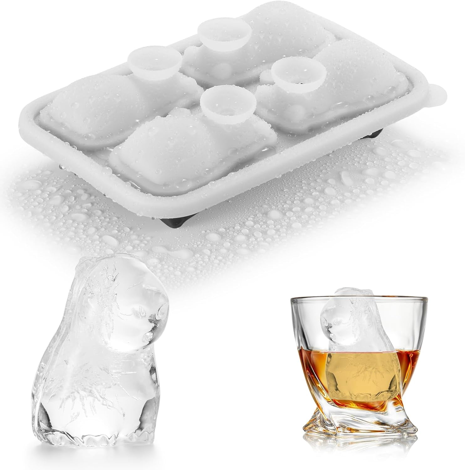 Capybara Ice Cube Tray Fun Shapes, Odd Novelty Cute Capybara Gifts ...