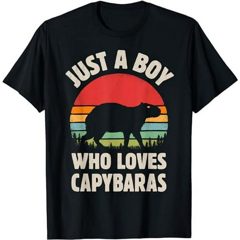 Vintage Capybara Shirt Sunset Vintage Capybara Shirt Sunset