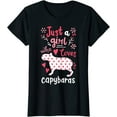 thumbnail image 1 of Capybara Just A Girl Who Loves Capybaras T-Shirt Gift, 1 of 3