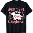 thumbnail image 1 of Capybara Just a Girl Who Loves Capybaras T-Shirt, 1 of 3