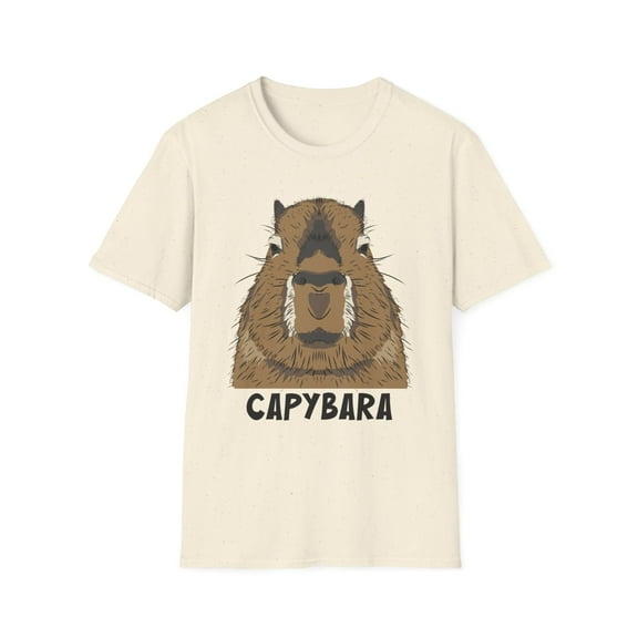 Capybara Lover, Gildan Unisex Softstyle T-Shirt, Animals Graphic Tee, S-3XL