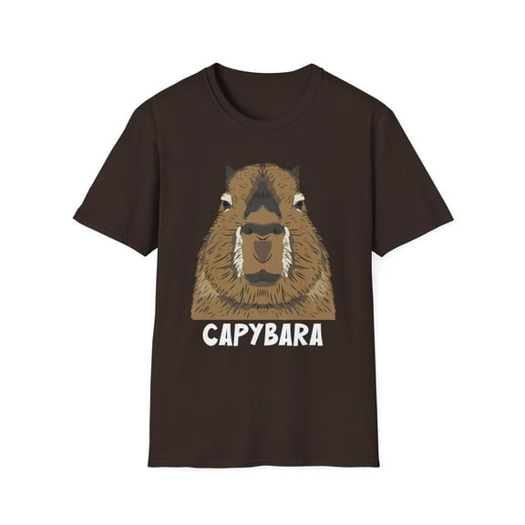 Capybara Lover, Gildan Unisex Softstyle T-Shirt, Animals Graphic Tee, S-3XL