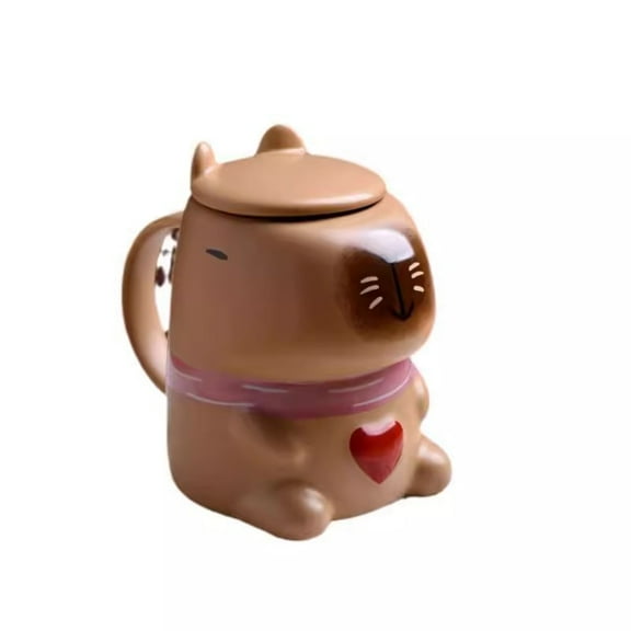 Capybara Mugs Capibala Ceramic Coffee Mug Cup Tumbler Coffee Mug With Lid Tea Cup Funny Unique Coffee Mug scute Gift For Women