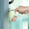 Capybara New Water Keychain Cute Cartoon Car Key Ring Animal Key Wallet