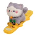 thumbnail image 1 of Capybara Plush Doll Animal Slap Snap Wrap Wristband Bracelet Dog Cat Plush Hand Ring Wristband Kids Toys Creative Funny Gift, 1 of 5