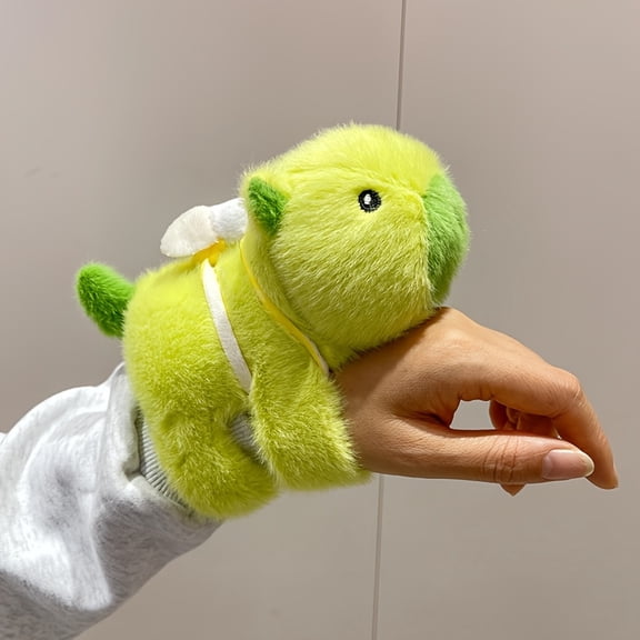 Capybara Plush Stuffed Animal & Animal Clap Bracelet, Soft Plush Toys for Kids Girls, Cute Birthday Gifts for Children