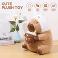 thumbnail image 1 of Capybara Plush Toy Cute Capybara Stuffed Doll Ultra-Soft Short Plush Capybara Throw Pillow 30cm/40cm Multipurpose Capybara Plush Ornament Capybara Plush Doll Gifts for Girls Boys Kids Home Decor, 1 of 7