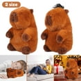 thumbnail image 1 of Capybara Plush Toy Soft Comfortable Capybara Doll Realistic Cute Capybara Stuffed Toy Washable Short Plush Capybara Toy 25cm/38cm Capybara Decoration Stuffed Capybara Gifts for Kids Adults, 1 of 8