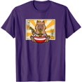 thumbnail image 1 of Capybara Ramen Japanese Lover Unisex T-Shirt for Men Women Kids Toddler,Royal Blue Color,Size 4XL, 1 of 5