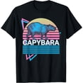 thumbnail image 1 of Capybara Retro Gift Friendly Animal Unisex T-Shirt for Men Women Kids Toddler, 1 of 5