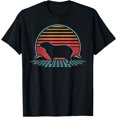 thumbnail image 1 of Capybara Retro Vintage 80s Style Animal Lover Gift Unisex T-Shirt for Men Women Kids Toddler,Black Color,Size YXS, 1 of 5