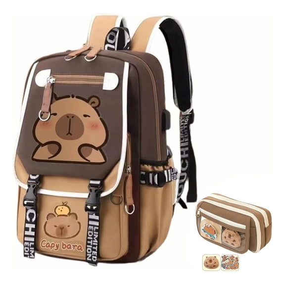Capybara School Backpack, Capybara Backpack K