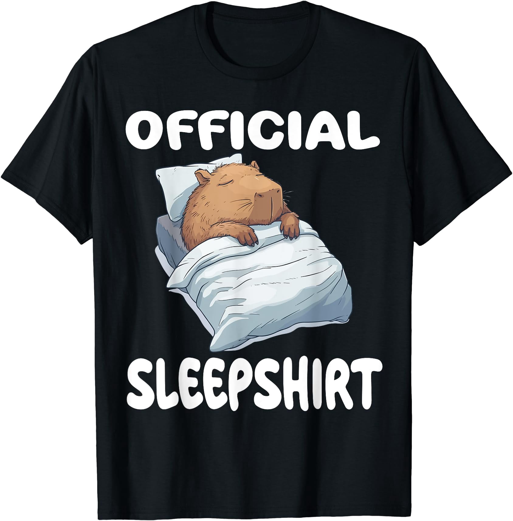 Capybara Sleepshirt Pajamas Nightgown T-Shirt - Walmart.com