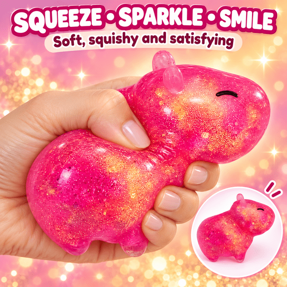 Capybara Squishies Stress Relief Fidget STEM Toys for Adults & Kids