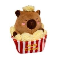 Capybara Stuffed Animals Cute Soft Plush Doll Small Capibara Plushies Toys Gifts for All Brown 8.7 inch
