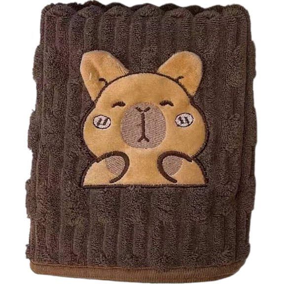 Capybara Summer Bath Towels Cute Soft Fluffy Travel Bath Spa Towels Coral Fleece Comfortable Swim Surfing Towel