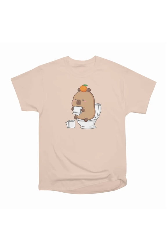 Capybara Toilet T-Shirt Tee Gift For Him Merch For Her Apparel For Friend
