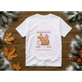 thumbnail image 1 of Capybara Ugly Christmas Sweater Cute Festive Holiday Unisex T-Shirt, up to size 5XL, 1 of 2