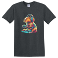 thumbnail image 1 of Capybara Video Games Cute Animal Clean Lifestyle Retro Graphic T-Shirt, 1 of 6