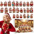 Capybara Wooden Christmas Ornaments 2024 Christmas Countdown Blind