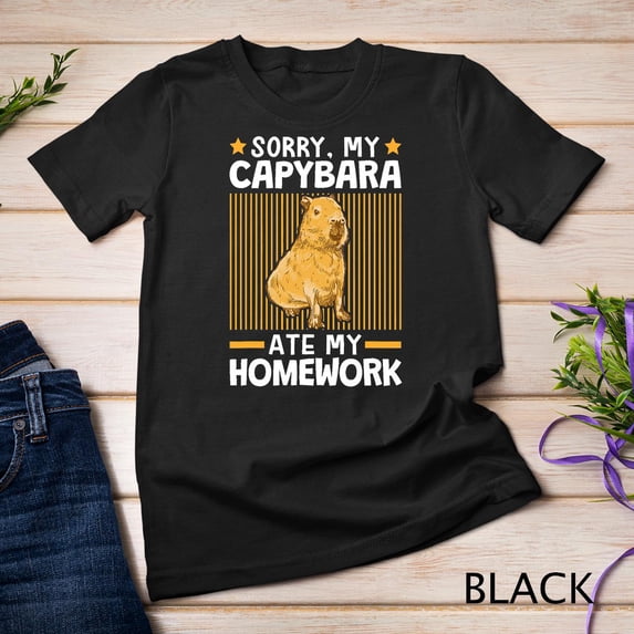 Capybara ate my homework South American Capybara T-Shirt Sweatshirt