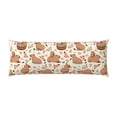 thumbnail image 1 of Capybaras Body Pillow Pillowcase One Size Body Pillow Cover with Hidden Zipper Body Pillow Case Gifts for Women Men Boys Girls, 1 of 6