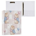 thumbnail image 1 of Capybaras Holding Balloons 3 Ring Hardcover Binders 1.5in Round Rings for Letter-Size Folder Paper Organizer Pockets for Office Student Recipe, 1 of 9