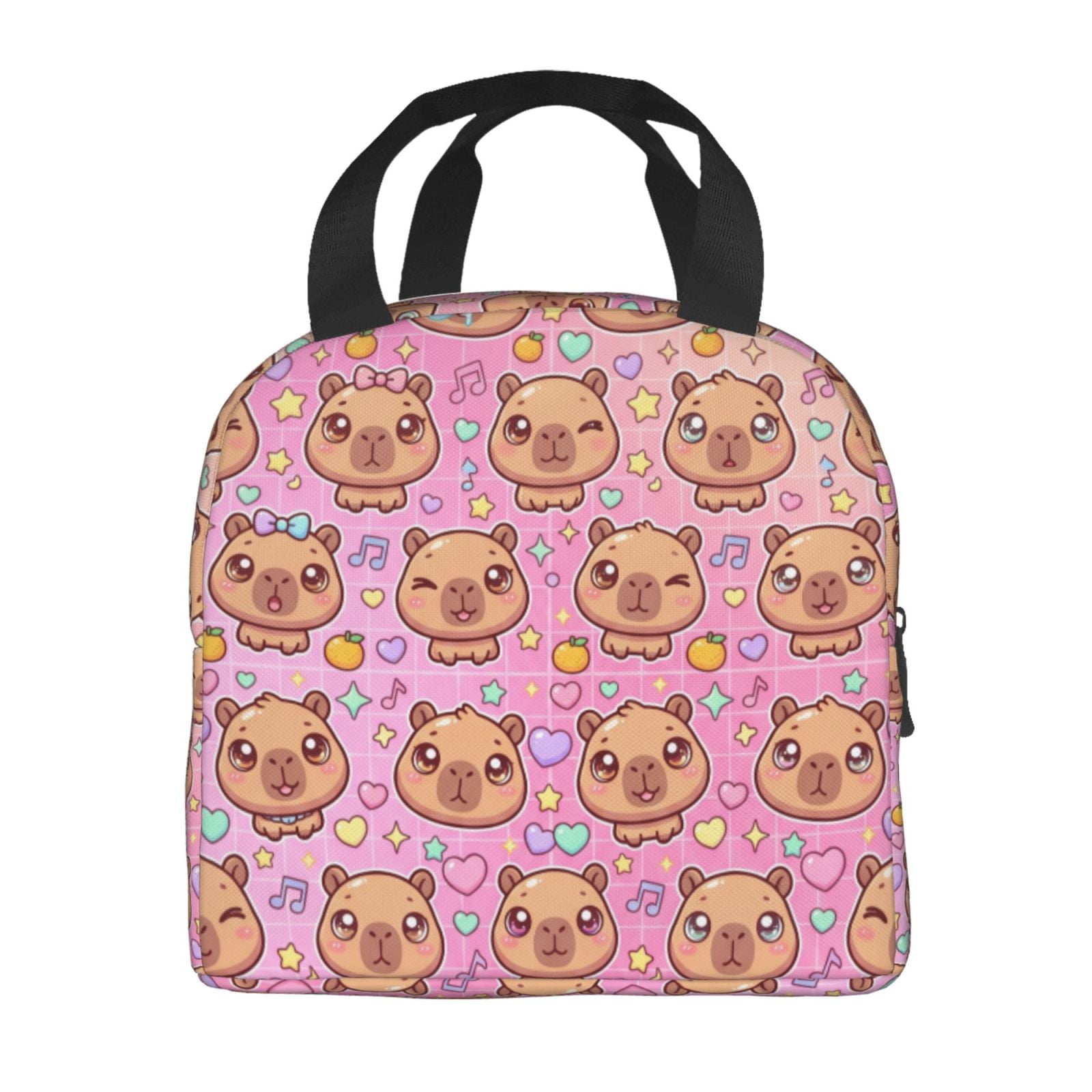 Capybaras Lunch Box Insulated Lunch Bags For Women Men Adults Cooler ...