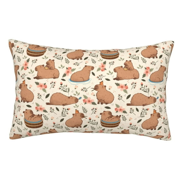 Capybaras Pillow cases pillow covers Standard Size pillow case pillow protector, Soft ,with Zipper pillowcase 20"x30"