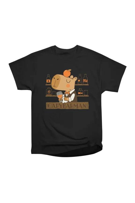 Capybarman T-Shirt Tee Gift For Him Merch For Her Apparel For Friend