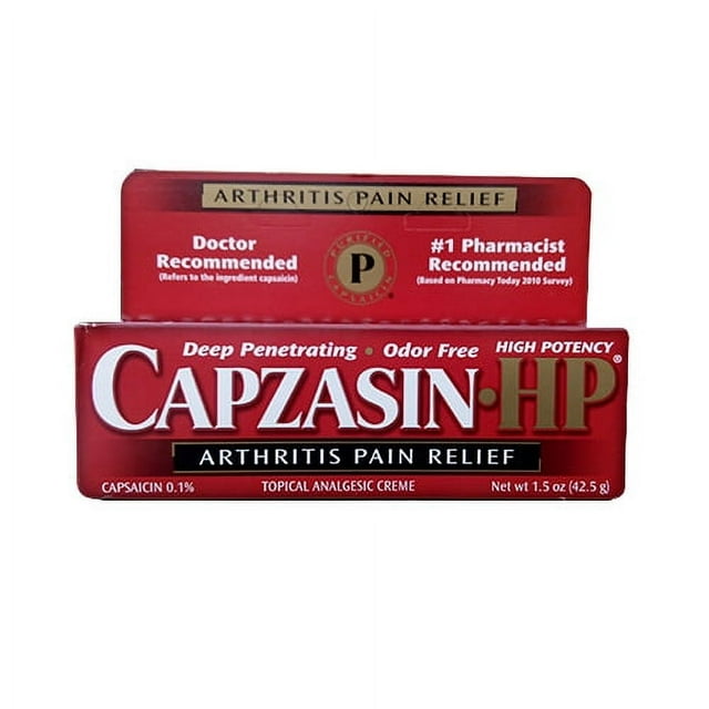 "Capzasin Hp Arthritis Pain Relief Cream, High Potency Formula 1.5
