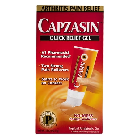 Capzasin Quick Relief Gel 1.50 oz (Pack of 6)