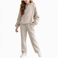 thumbnail image 1 of Caqnni 13-14 Years Baby Girl Clothes Sets, 2pcs Autumn Long Sleeve Clothes Outfits Toddler Girl Sweater Sets A183-Khaki, 1 of 7