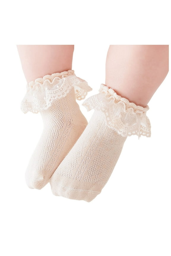 2024 New Toddler Baby Kids Girls Preschool Toddler Solid Knee-High Socks Stockings Princess Sock Dress Socks Size 0-16 Years Indoor&Outdoor Wear,3-5 Years