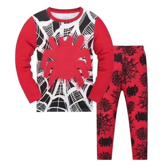 Caqnni Baby Boy Clothes Toddler Autumn Winter Outfit Long Sleeve T-Shirt Tee Tops Joggers Casual Pants 2Pcs Clothing Set Children's Gift Cartoon Print 2PCS Set，8-9 Years