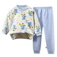 thumbnail image 1 of Caqnni Baby Boy Girl Pants Outfits Long Shirts Santa Sweatshirt Pant Fall Sweatshirt Pullover Tops Jogger Pants for 0 6 12 18 24 M 1t 2t 3t 4t 5t Pajamas & Dailywear Set，18-24 Months, 1 of 4
