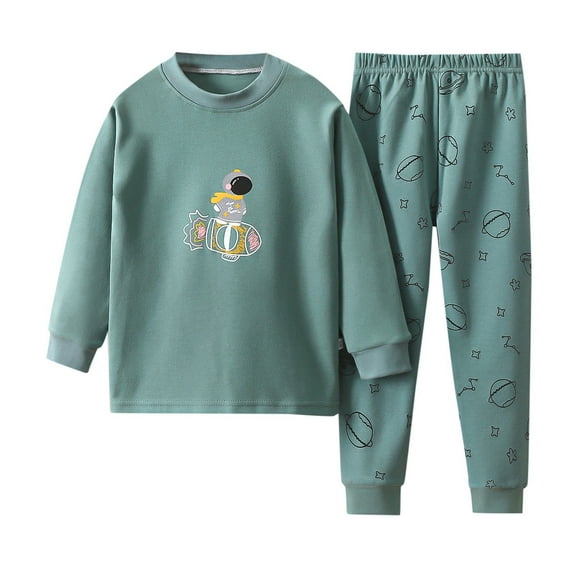 Caqnni Baby Boy Outfit Sets Boys Clothes Casual Long sleeve Sweatshirt Pants Sets Sweatshirt Pullover Tops Jogger Pants for 0 6 12 18 24 M 1t 2t 3t 4t 5t Pajamas & Dailywear Set,2-3 Years