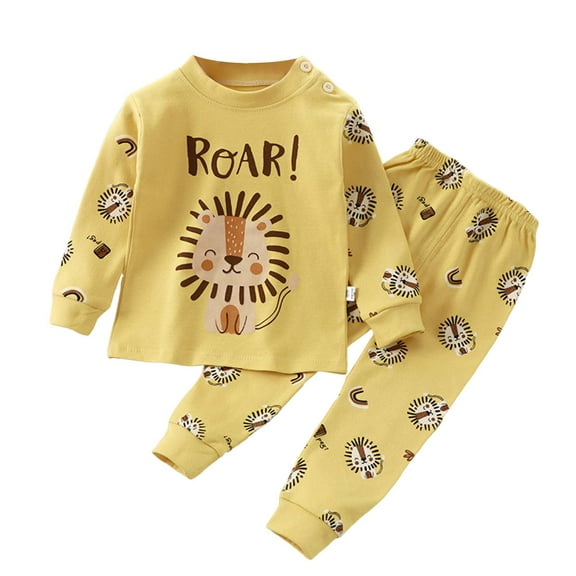 Caqnni Baby Girl Christmas Pants Outfits Long Shirts Sweatshirt Pants Xmas Fall Christmas Clothes Set Warm Winter for Girls 6 9 12 18 24 Monthsï¼3-4 Yearsï¼Light Yellow