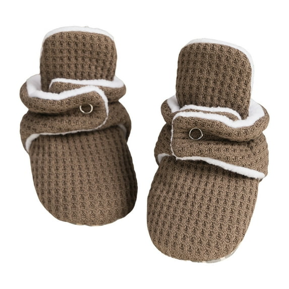 Caqnni Baby Girls Cotton Socks Keep Warm Solid Color Sock Knee-High Stockings for Toddler Dress Socks Size 0-12 Months Indoor&Outdoor Wear,0-6 Months