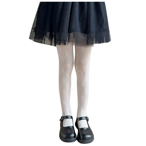 Caqnni Baby Girls Knee High Stockings Toddler Bow Mesh Breathable Dress Socks Kids Cotton Tube Uniform Stockings (Beige,0-4)