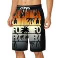 thumbnail image 1 of Caqnni Beach Pants for Men Swim Trunks Quick Dry Swim Shorts Board Shorts for Swimming Workout Shorts (Z01-Black,M), 1 of 5