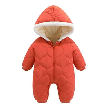 Caqnni Boy One-Piece Suits, Toddler Baby Boy Romper Long Sleeve Bodysuit One Piece Romper Jumpsuit Fall Winter Clothes for 0-24 Months Baby (0-3 Months,Red)
