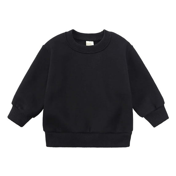 Caqnni Boys 2PCS Fall Winter Pajama Outfits Cotton Long Sleeve Hooded Pullover Drawstring Casual Pants Set (Black,160)