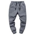 thumbnail image 1 of Caqnni Boys Casual Pants Stretch Joggers Casual Pants for Boys Drawstring Pants with Multi Pockets Sports Pants Denim Jeans Boys 13-14 Years, 1 of 4