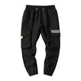 thumbnail image 1 of Caqnni Boys Drawstring Cargo Jogger Pants Kids Quick Dry Slim Fit Sweatpants with Pockets Plus Size Cargo Pants Teen Boys Pants Boys 3-4 Years, 1 of 9