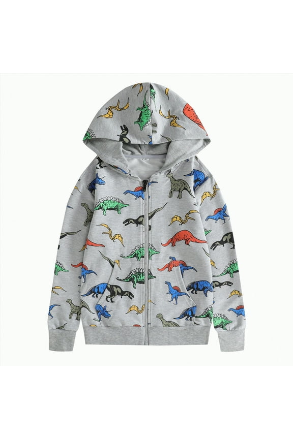 Boys Hoodies For Kids Little Girls Pullover Zip Up Hooded Long Sleeves Sweatshirts Color Block Casual Long Sleeve Coat for 10-12 Years