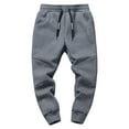 thumbnail image 1 of Caqnni Cargo Pants for Little Boys Cargo Trousers Work Wear Pockets Full Pants Toddler Sweatpants Pajamas Pants Fall Winter Pants School Sweatpants Joggers Boys 5-6 Years, 1 of 4